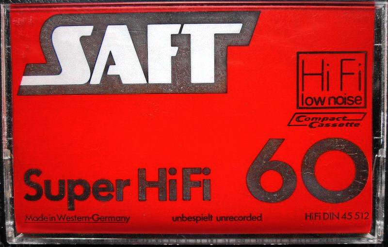 Compact Cassette Saft 60 Type I Normal 1981 Germany