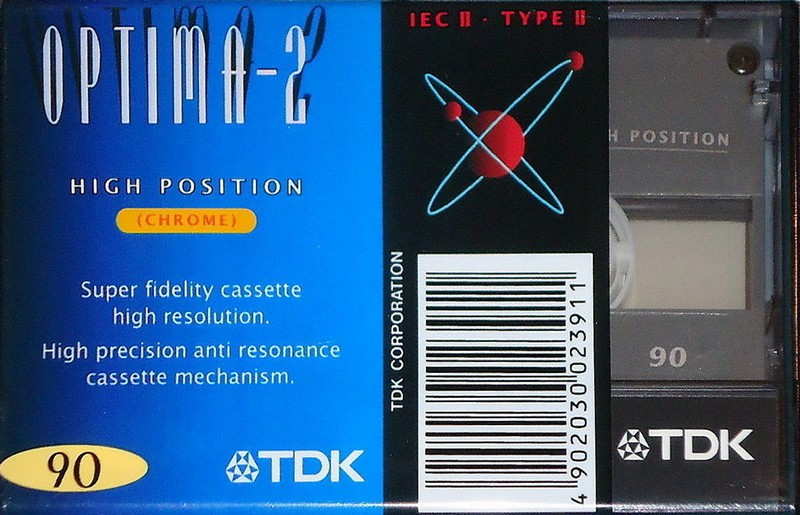 Compact Cassette TDK Optima 90 Type II Chrome 2001 Europe