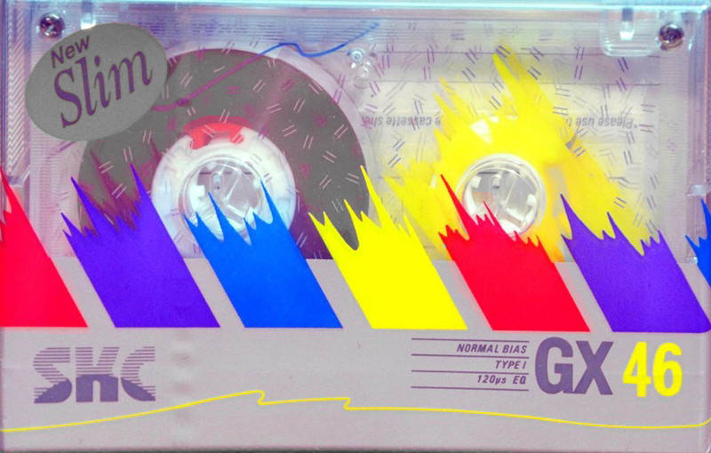 Compact Cassette SKC GX 46 Type I Normal 1990 USA