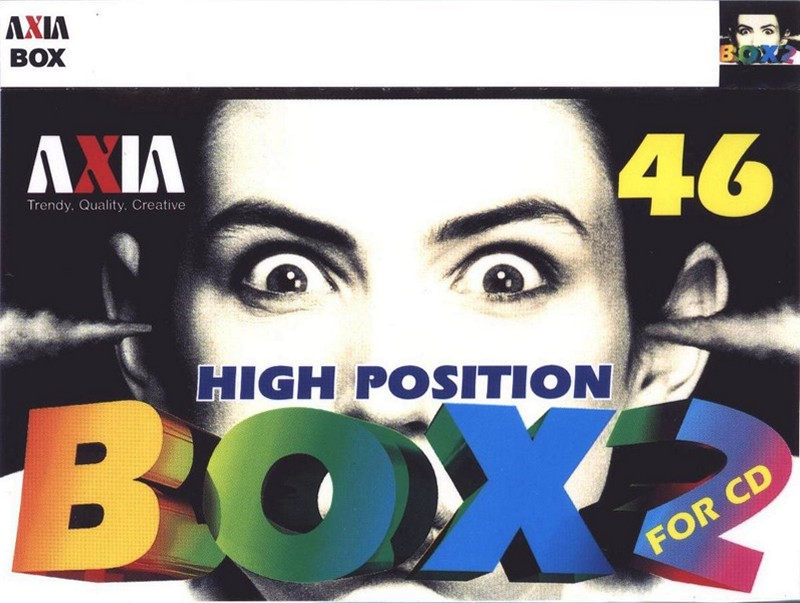 Compact Cassette AXIA Box 2 46 "BOX2C 46" Type II Chrome 1997 Japan