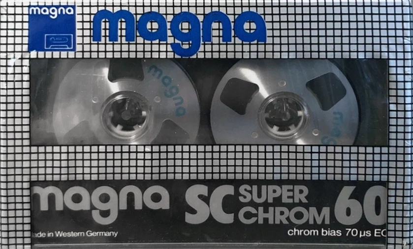 Compact Cassette Magna SC 60 Type II Chrome 1984 Europe