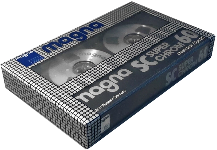 Compact Cassette Magna SC 60 Type II Chrome 1984 Europe