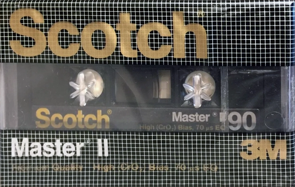 Compact Cassette Scotch Master II 90 Type II Chrome 1983 USA