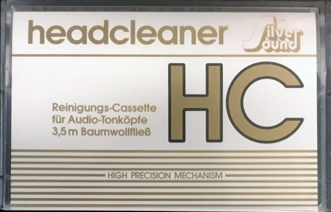 Compact Cassette Silver Sound Cleaning Cassette 1987 Germany