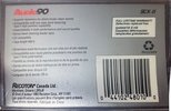 Compact Cassette Recoton 90 "SCR-II" Type II Chrome 1993 Canada