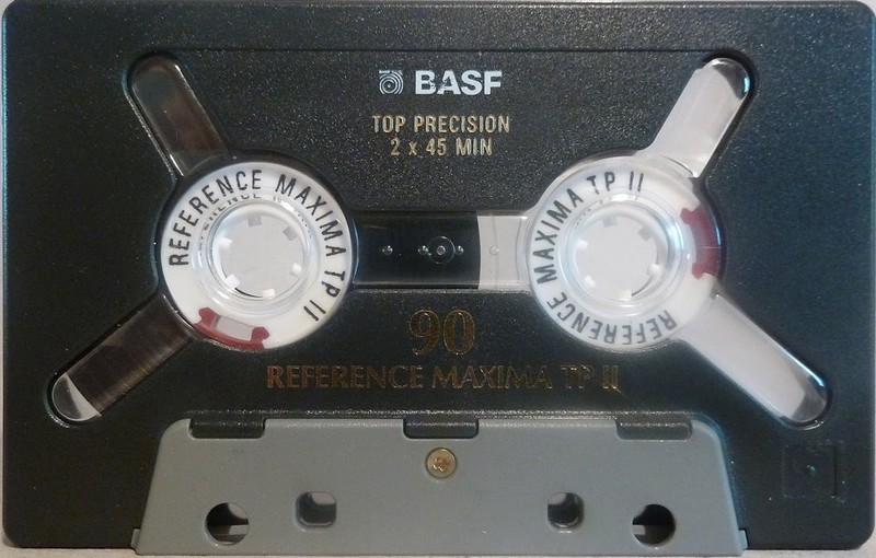 Compact Cassette BASF TP II Reference Maxima 90 Type II Chrome 1993 Europe