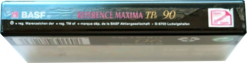 Compact Cassette BASF TP II Reference Maxima 90 Type II Chrome 1993 Europe