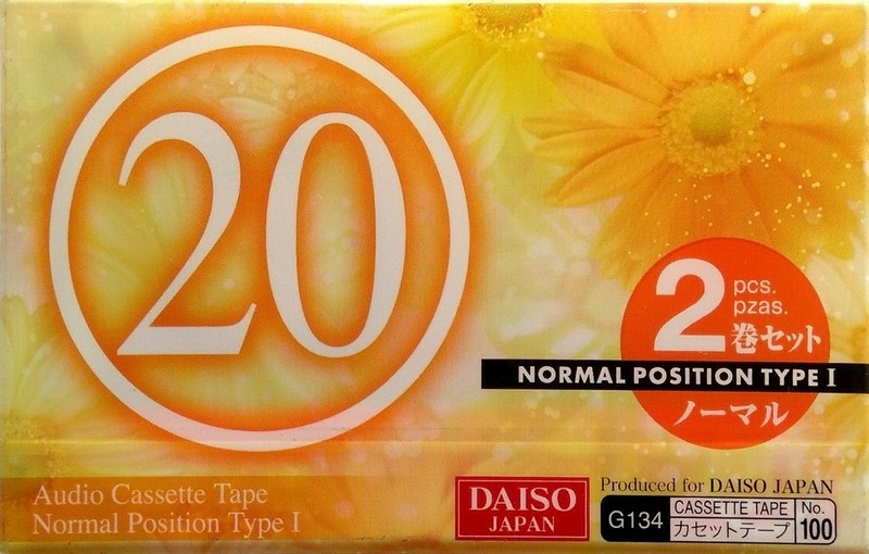2 pack Daiso G134 20 "№ 100" Type I Normal 2004 Japan