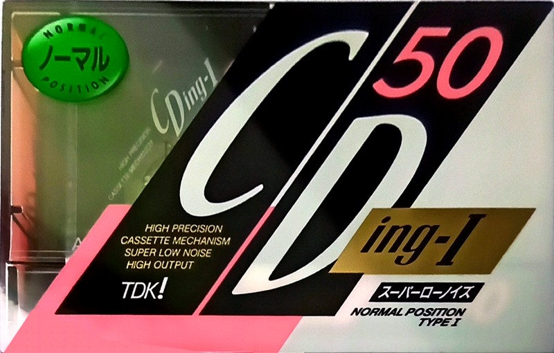 Compact Cassette TDK CDing 1 50 "CDING1-50M" Type I Normal 1990 Japan