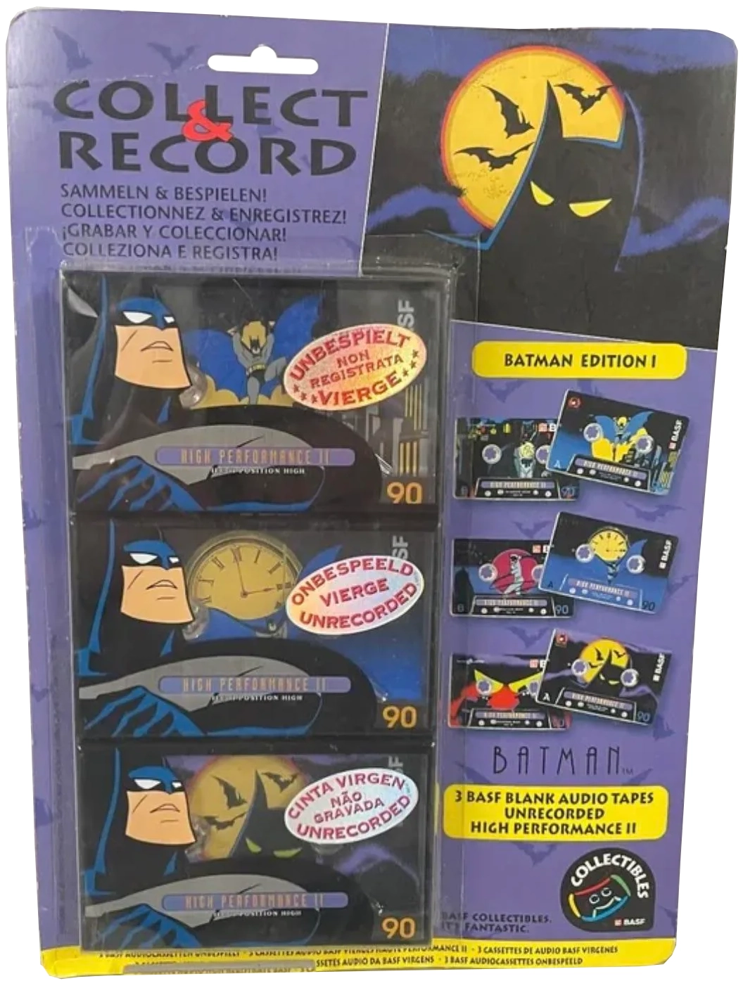 Blister BASF High Performance II 90 "Batman Edition I" Type II Chrome 1996 Europe