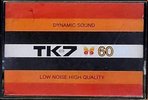 Compact Cassette TK-7 60 Type I Normal Unknown Country