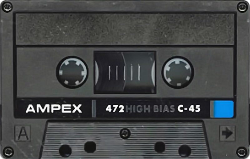 Compact Cassette Ampex 472 45 Type II Chrome 1985 USA