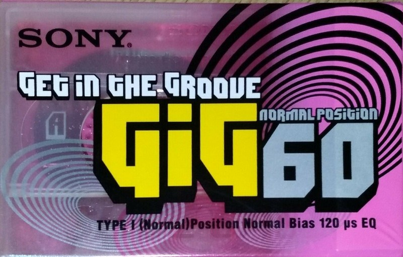 Compact Cassette Sony GIG-1 60 "C-60GIG1R" Type I Normal 2001 Thailand