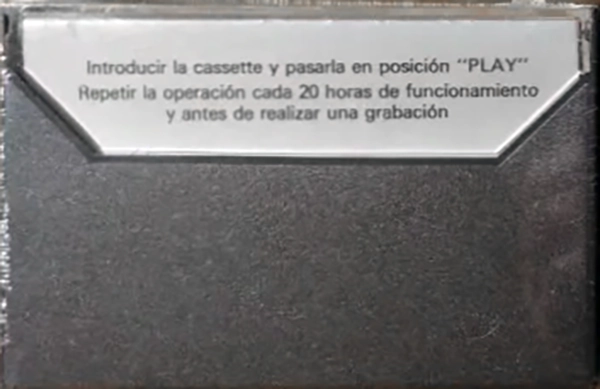 Compact Cassette No Name Cleaning Cassette Unknown Country