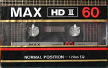 Compact Cassette Max HD II 60 Type I Normal Unknown Country