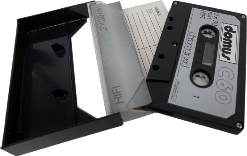 Compact Cassette Domus 60 Type II Chrome Hungary