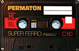 Compact Cassette Permaton 60 Type I Normal 1978 Europe