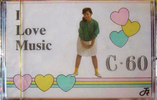 Compact Cassette Creative I Love Music 60 "Blue" Type I Normal 1986 South Korea
