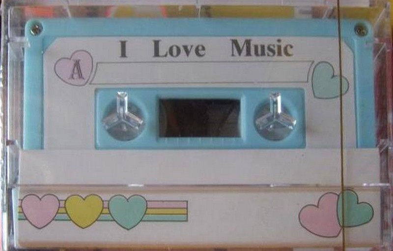 Compact Cassette Creative I Love Music 60 "Blue" Type I Normal 1986 South Korea
