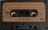 Compact Cassette Scotch Classic 90 Type III Ferro Chrome 1975 Europe