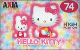 Compact Cassette AXIA Hello Kitty 74 "HK2A PK 74" Type II Chrome 2000 Japan