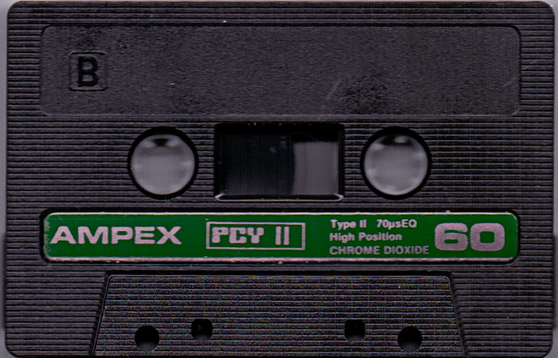 Compact Cassette Ampex PCY 60 "PCY II" Type II Chrome 1980 North America