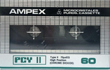 Compact Cassette Ampex PCY 60 "PCY II" Type II Chrome 1980 North America