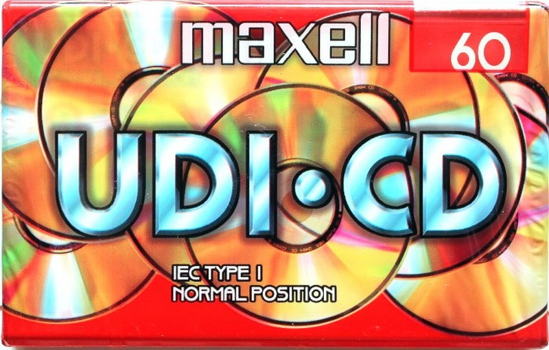 Compact Cassette Maxell UDI-CD 60 Type I Normal 1998 Europe