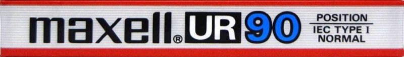 Compact Cassette Maxell UR 90 Type I Normal 1985 USA