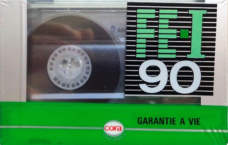 Compact Cassette Cora Fe-I 90 Type I Normal Belgium