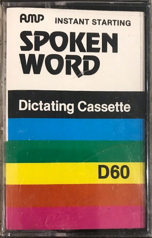 Compact Cassette AMP 60 "Spoken World" Dictating Cassette USA