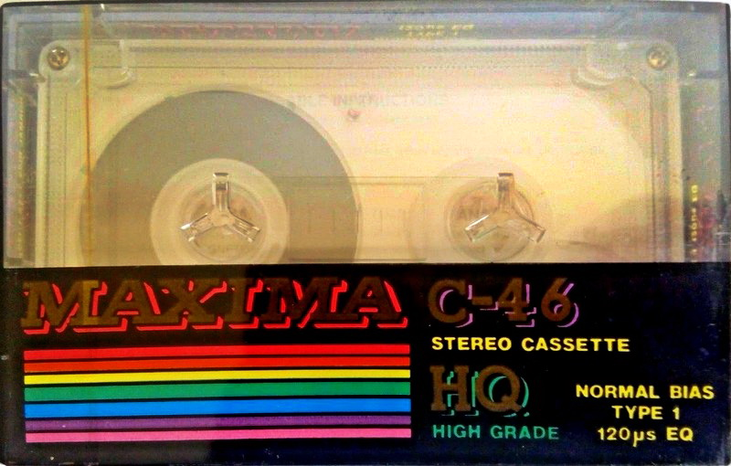 Compact Cassette Maxima 46 Type I Normal Hong Kong