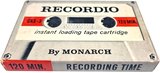Compact Cassette Monarch Recordio 120 "CAS-3" Type I Normal USA