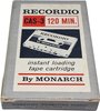 Compact Cassette Monarch Recordio 120 "CAS-3" Type I Normal USA