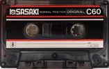 Compact Cassette Sasaki 60 Type I Normal Japan