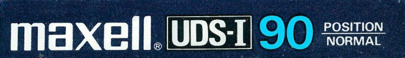 Compact Cassette Maxell UDS 90 Type I Normal 1985 USA