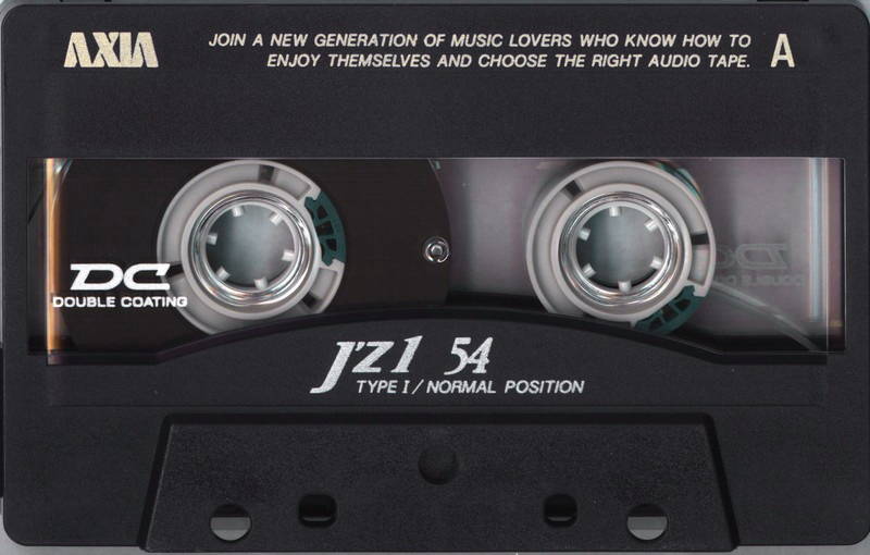 Compact Cassette AXIA J`z 1 54 "JZ1A 54" Type I Normal 1992 Japan