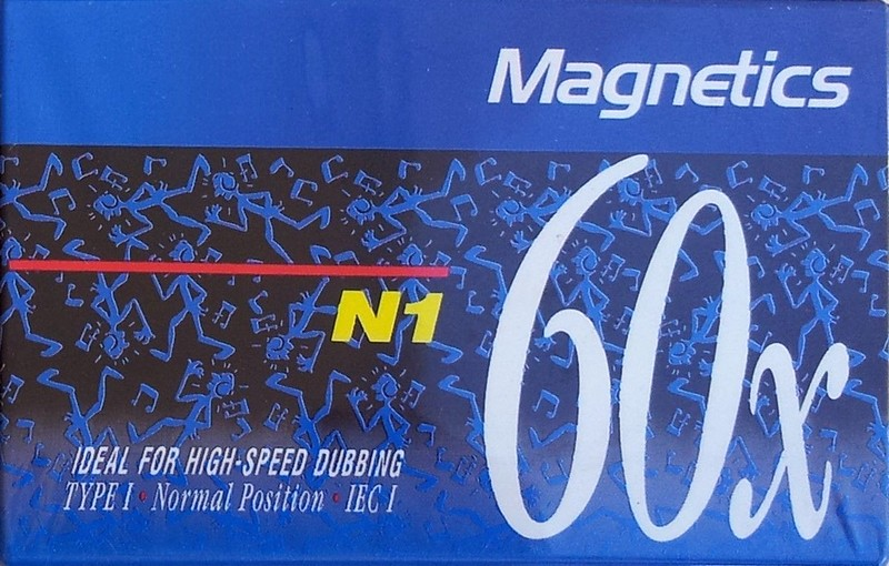 Compact Cassette Walmart Magnetics 60 "N1" Type I Normal USA