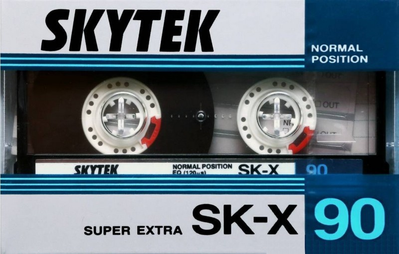 Compact Cassette Skytek SK-X 90 Type I Normal 1986 Japan