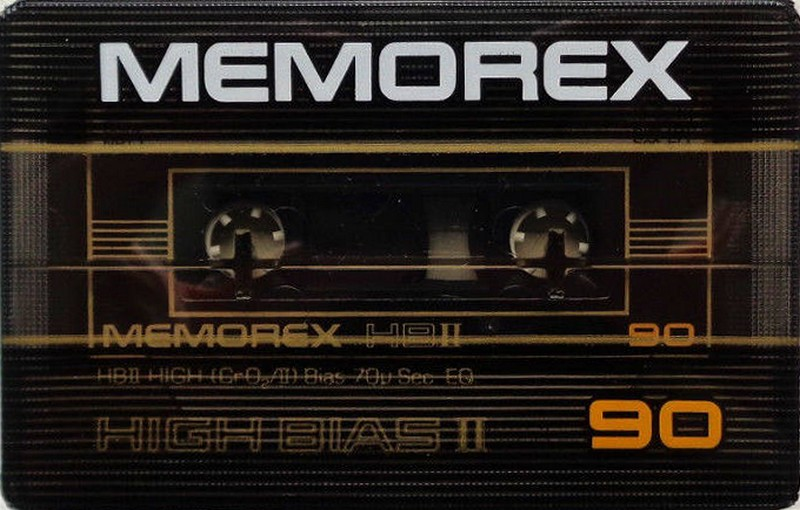 Compact Cassette Memorex HB 90 Type II Chrome 1982 USA