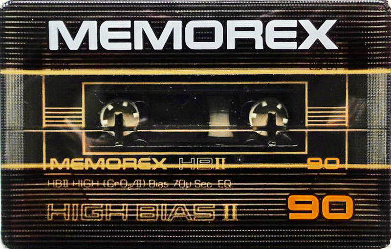 Compact Cassette Memorex HB 90 Type II Chrome 1982 USA