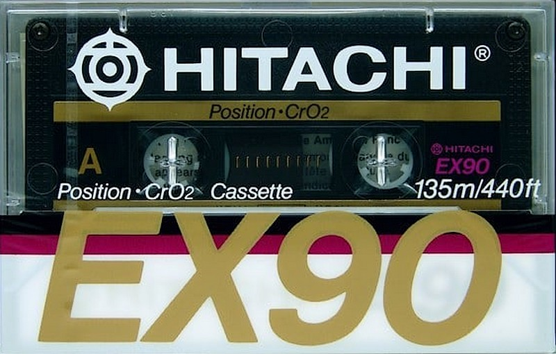 Compact Cassette Hitachi EX 90 Type II Chrome 1988 Europe