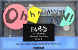 Compact Cassette National FA 46 "RT-FA46-B" Type I Normal 1987 Japan