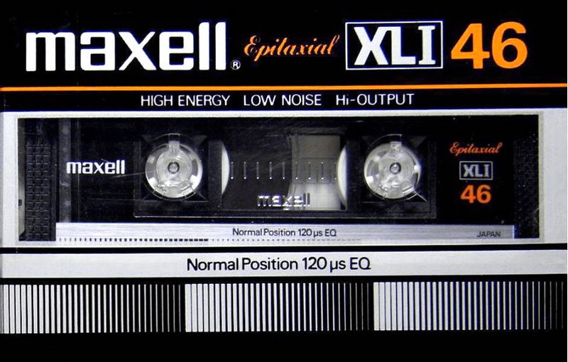 Compact Cassette Maxell XLI 46 Type I Normal 1982 Japan