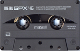 Compact Cassette Maxell GPX 46 "M-GPX 46" Type IV Metal 1992 Japan