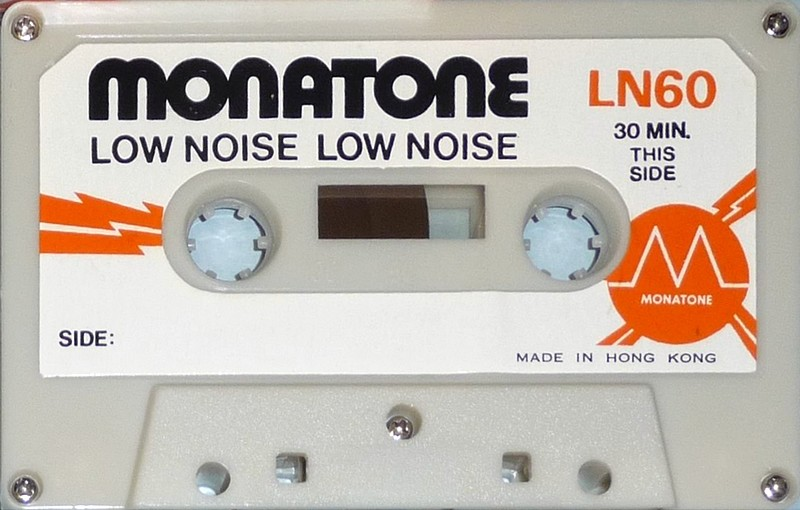 Compact Cassette Monatone 60 Type I Normal Hong Kong