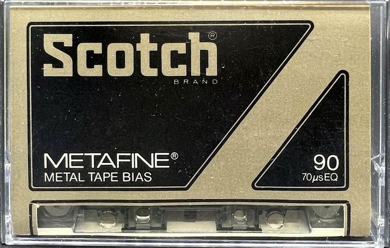 Compact Cassette Scotch Metafine 90 Type IV Metal 1979 Europe