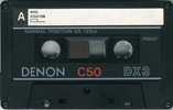Compact Cassette Denon DX3 50 Type I Normal 1978 Japan