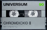 Compact Cassette Universum 90 Type II Chrome 1983 Europe