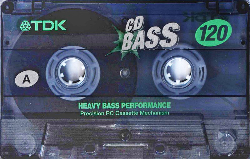 Compact Cassette TDK CD Bass 120 Type I Normal 2001 North America